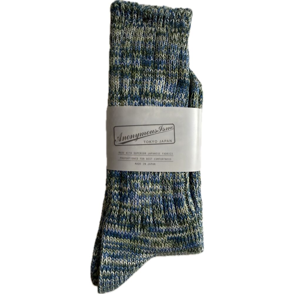 Anonymous ISM Socks Crew Made in Japan Cashmere Blend One Size Fits Most